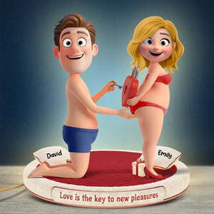 Love Is The Key Light Box Personalized Gifts For Couple 06OHQN081225-Homacus