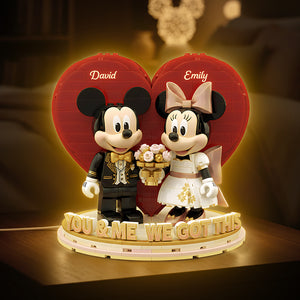 Married Couple Custom Shape Acrylic Light Box - Personalized Gifts For Couple 03pgta271125-Homacus