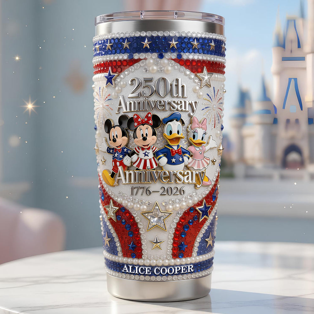 250th USA Anniversary 20oz Tumbler - Personalized Gifts For Patriots 03pgdt290426-Homacus
