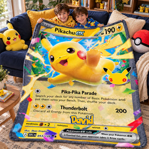 30th Anniversary Creature Game Card Blanket - Personalized Gifts 04hulu260926