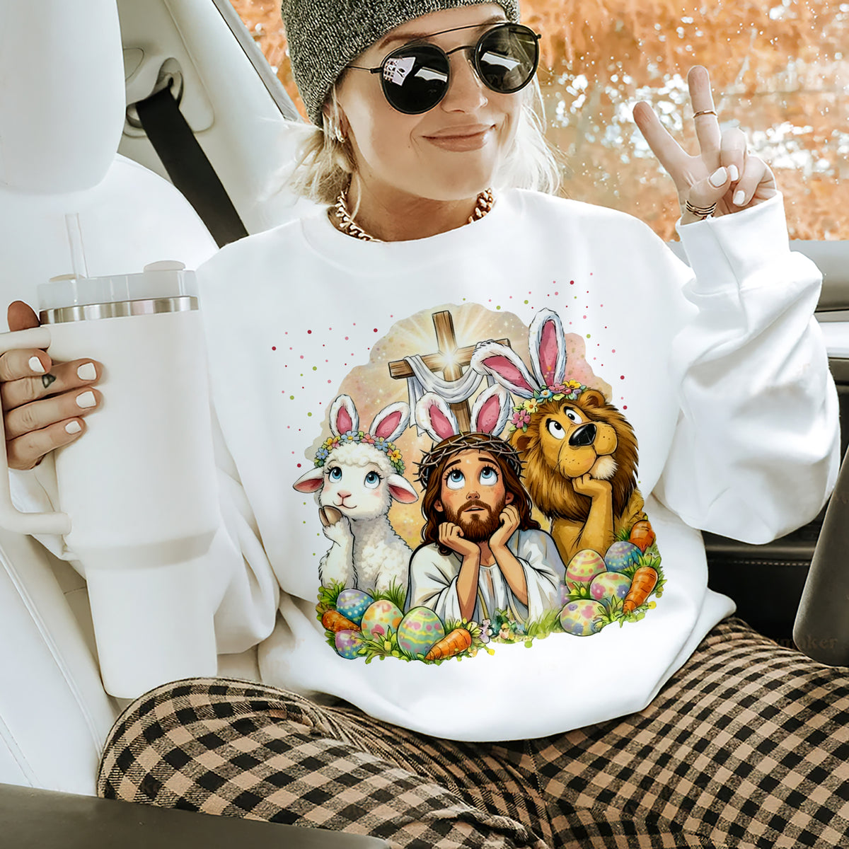 Easter Admirer Shirt, Personalized Easter Gifts For Christians 02qhqn100326-Homacus