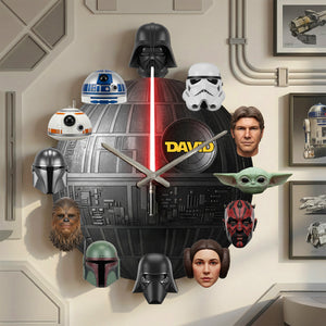 Warrior Hanging Wall Clock - Personalized Gifts 03kimg221225-Homacus