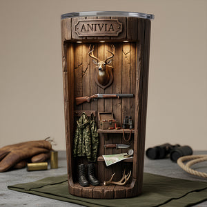 Deer Hunting Tumbler - Personalized Gifts For Hunters 06KIDT301225-Homacus