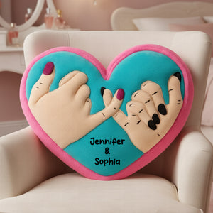 Pinky Promise Pillow - Personalized Personalized Gifts For Besties 08NAQN201125-Homacus