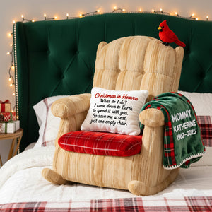 Cardinal Heaven Rocking Chair Custom Shape Pillow, Personalized Keepsake To Remember Loved One 01qhmg101125-Homacus