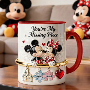 You’re My Missing Piece Couple Mug - Personlized Gift For Couples 03NAMG291225-Homacus