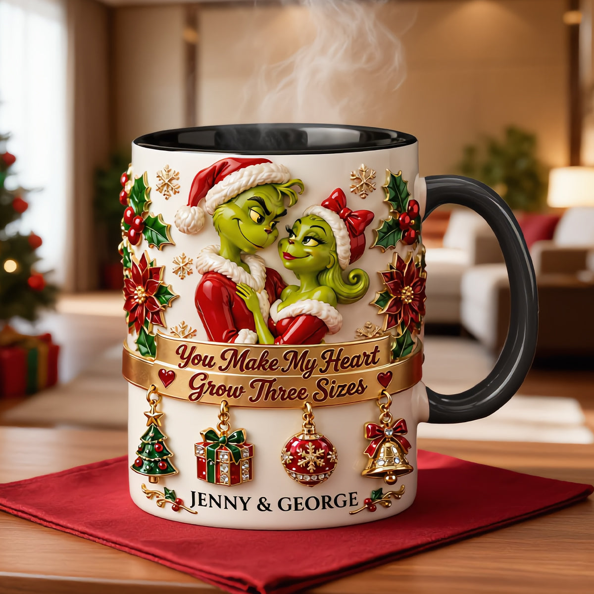 Love Story Coffee Mug - Personalized Gifts For Couple 01PATN191026-Homacus