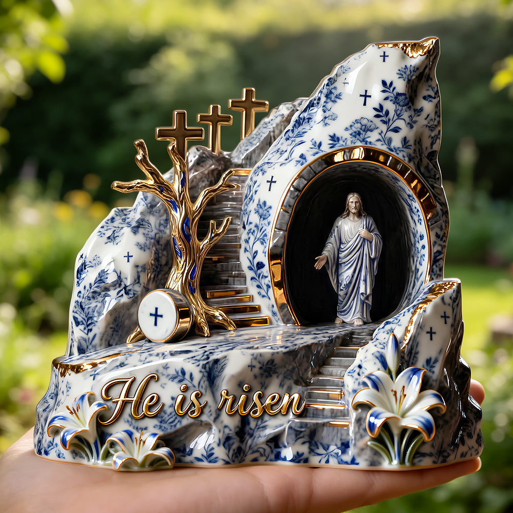 Sacred Jesus Christ Resurrection Plaque, Easter Gifts For Christians 02qhdt070326