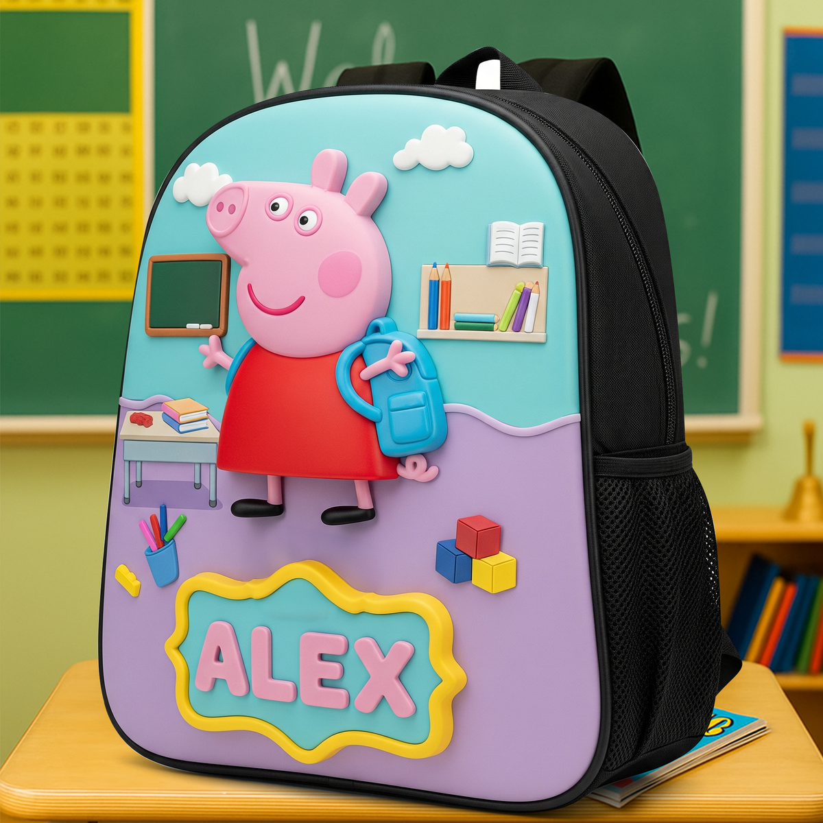 Cute Cartoon Character Backpack - Personalized Gifts For Kids Back To School 05QHLU040825-Homacus