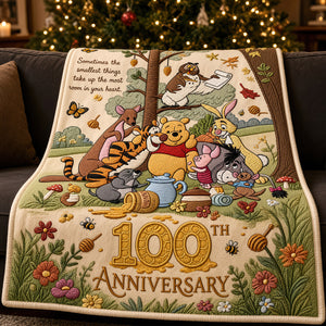 100th Anniversary Childhood Cartoon Blanket - Personalized Gifts For Christmas Blanket 03PADT021026-Homacus