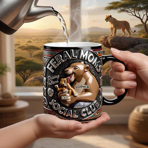 Feral Moms Social Club Magic Mug - Personalized Gifts For Moms 02qhdt210426-Homacus