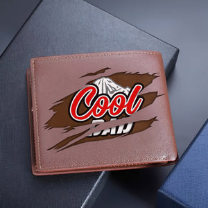 Personalized Gifts For Dad PU Leather Wallet 02OHPU030624-Homacus