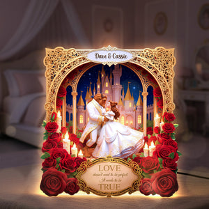 Personalized Gifts For Couple Custom Shape Acrylic Light Box 01pamg211125-Homacus