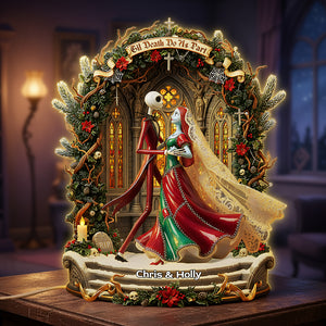 Gothic Dancing Couple Acrylic Light Box, Personalized Gifts For Couple 03pata031125-Homacus