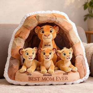 Best Mom Ever Custom Shaped Pillow - Personalized Gifts For Mom 02NADT040226-Homacus