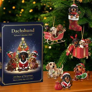 Christmas Advent Calendar Acrylic Blind Box - Gifts For Dog Lovers 01hyta211025-Homacus