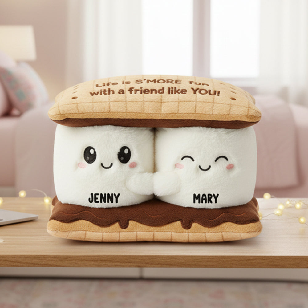 Marshmallow Besties Personalized Gifts For Friends Pillow 04natn201125-Homacus