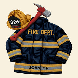 Fire Dept Doormat – Personalized Gifts For Firefighter 05hyqn061025-Homacus