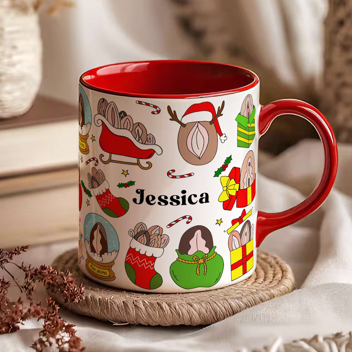 Merry Mischief Accent Mug - Personalized Gifts For Her 03LALU271025-Homacus