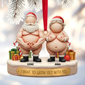 Funny Old Couple Christmas Ornament Personalized Gifts 06ohtn211125-Homacus