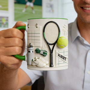 Match Day Tennis Coffee Mug - Personalized Gift For Tennis Players 051HYQN050126