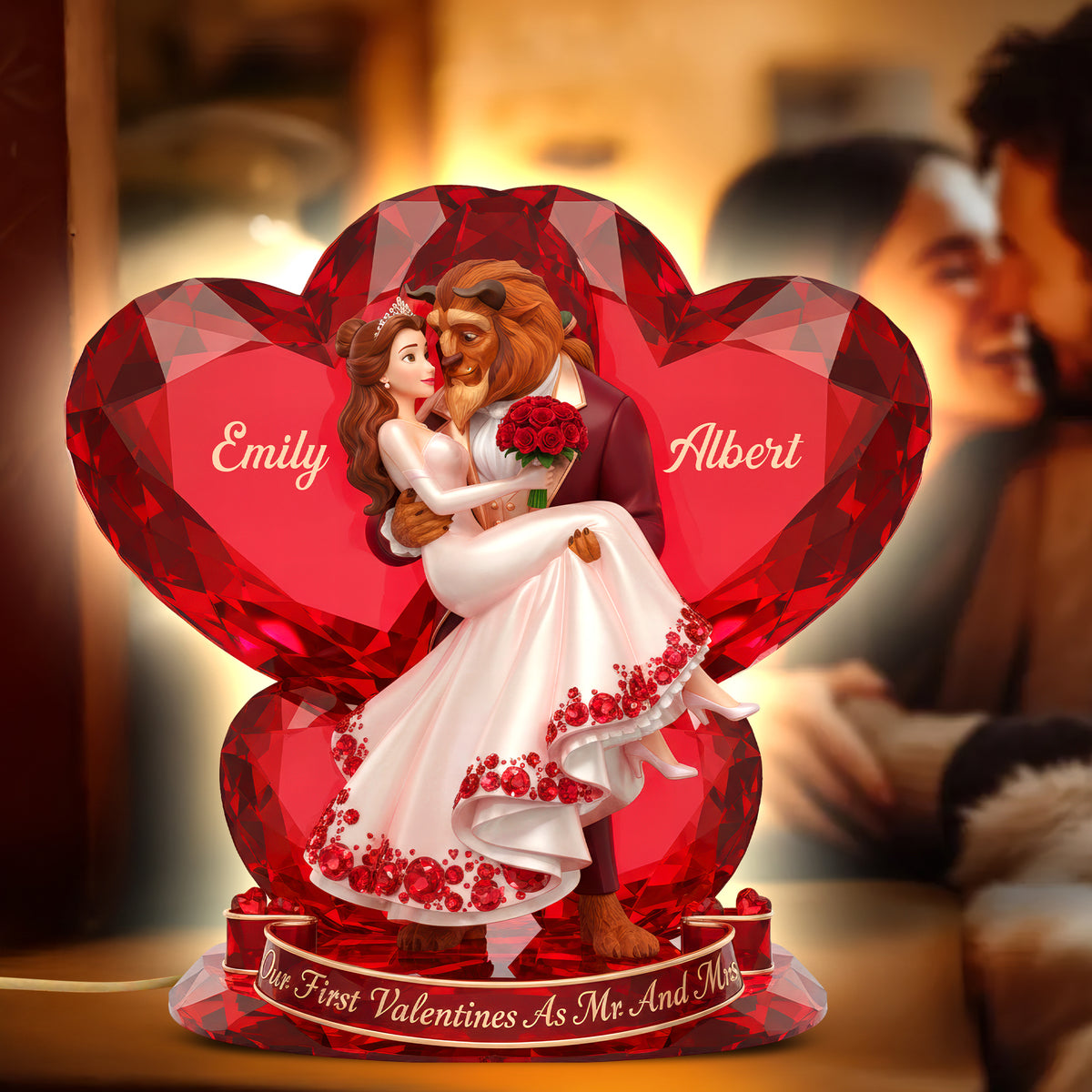 Couple's First Valentine Light Box - Personalized Gift For Couples 04NAQN021225-Homacus