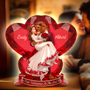 Couple's First Valentine Light Box - Personalized Gift For Couples 04NAQN021225-Homacus