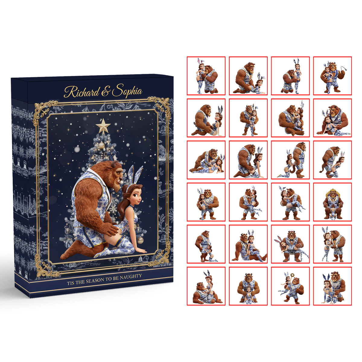 Naughty Couple Acrylic Blind Box - Personalized Gifts For Couple 02ohqn161025-Homacus