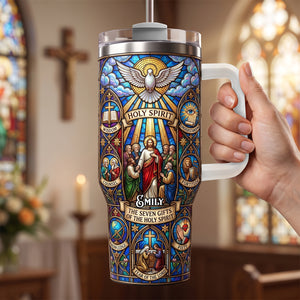 Holy Spirit 40oz Tumbler With Handle - Personalized Gifts For Christians 02padh010726-Homacus