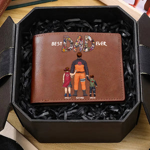 Personalized Gifts For Dad PU Leather Wallet 08QHQN040524PA-Homacus