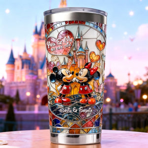 Classic Sweetheart Couple Tumbler - Personalized Gift For Couples 03TOTN160126-Homacus