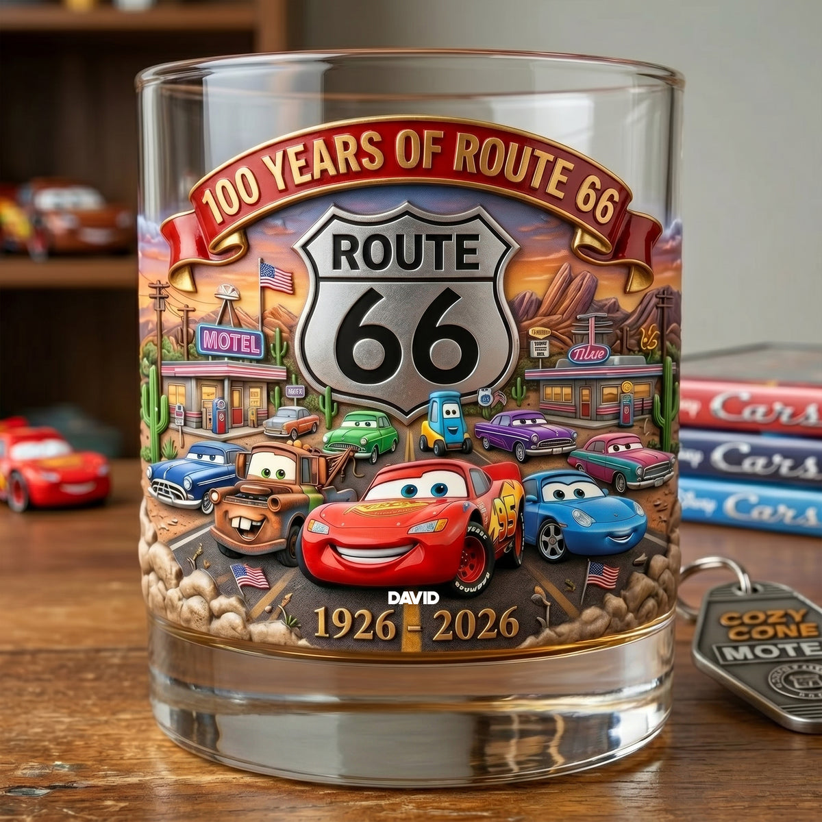 100th Anniversary Round Glass - Personalized Gifts For Racing Lovers 02tylu080626-Homacus