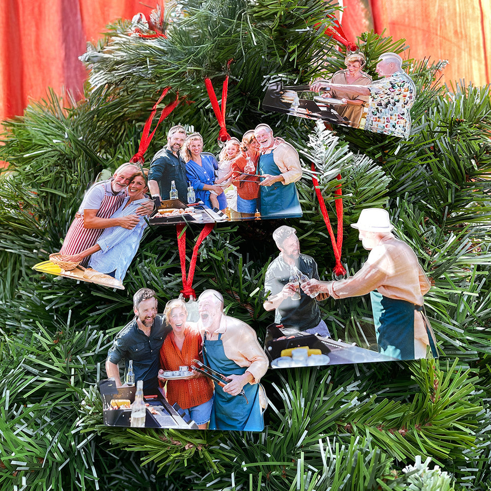 Custom Photo Gifts for BBQ Grillers Ornament 106acvp140924-Homacus