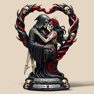 Love To Death Acrylic Plaque Personalized Gifts For Couple 05TGQN180625-Homacus