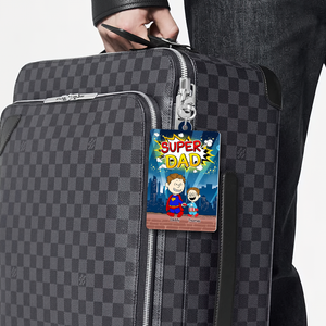 Personalized Gifts For Dad Keychain 04topu200325pa Super Dad-Homacus