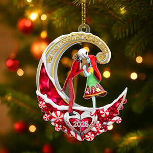 Personalized Gifts For Christmas, couple acrylic ornament 04tgmg150825-Homacus