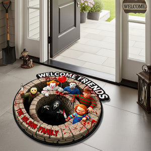 Horror Halloween Villains Doormat - Personalized Gifts For Movie Fans 02NAMG130825-Homacus