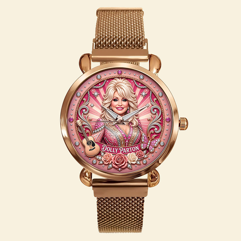 Memorial Famous Singer Mesh Strap Quartz Watch - Personalized Gifts For Fans 04NAQN230926