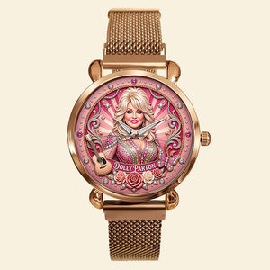 Memorial Famous Singer Mesh Strap Quartz Watch - Personalized Gifts For Fans 04NAQN230926