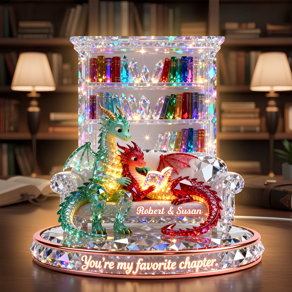 Couple Reading Light Box Personalized Gifts For Couple 03OHDT111225-Homacus