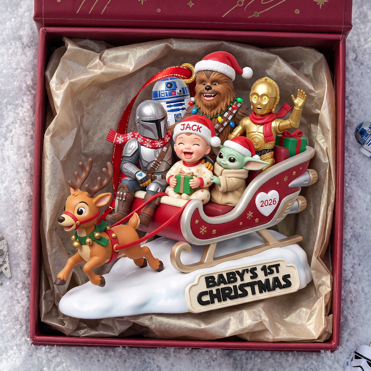 Baby's 1st Christmas Ornament - Personalized Gifts For Christmas 02tyta191026-Homacus