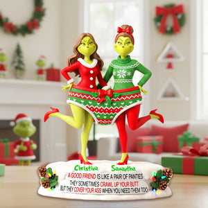 Personalized Gifts For Christmas, Best Friend Acrylic Plaque 02hymg240925-Homacus