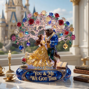 Fairy Tale Dancing Couple Acrylic Plaque - Personalized Gifts For Couple 04tylu260526-Homacus