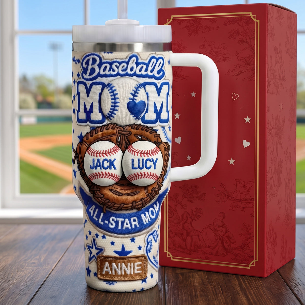 Baseball Mom 40oz Tumbler - Personalized Gifts For Moms 04tyqn110426-Homacus