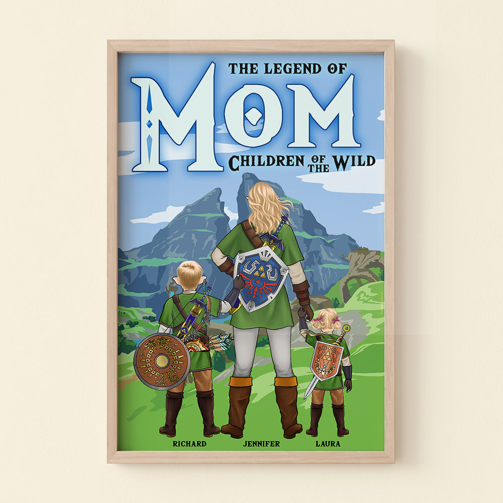 Personalized Gifts For Mom Canvas Print The Legend Of Mom 03NAQN220325HG-Homacus