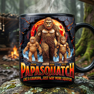Forest Squatch Dad Magic Coffee Mug - Personalized Gift For Dads 01HUTA220526-Homacus