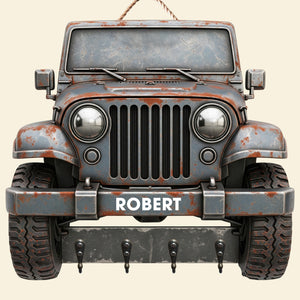 Off Road Car Key Hanger - Personalized Gifts For Off Road Lovers 01ohpu270625-Homacus