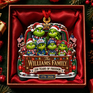 Family Holiday Christmas Ornament - Personalized Gifts For Family 03tydh250826-Homacus