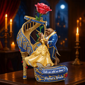 Romantic Rose Couple Acrylic Plaque - Personalized Gifts For Couple 02OHLU110725-Homacus