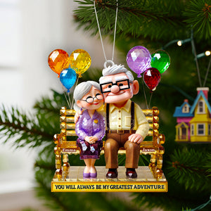 Christmas Romantic Couple Ornament Personalized Gifts For Couple 03TGDT050925-Homacus